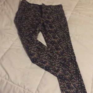 Sloan Skinny-Fit Pant Banana Republic black floral